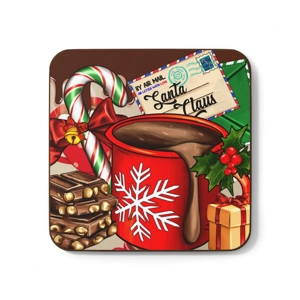 A Note for Santa Hardboard Back Coaster, 3.5 A Note for Santa Hardboard Back Coaster, 3.5