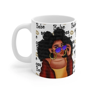 Boss Babe 11oz Ceramic Coffee Mug (watermark removed once purchased)