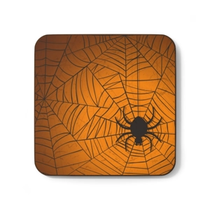 Witchy Orange Witch Hardboard Back Coaster, 3.5 Witchy Orange Witch Hardboard Back Coaster, 3.5
