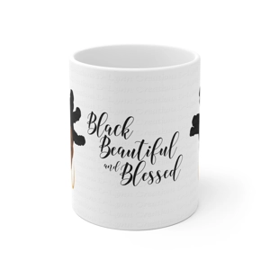Black, Beautiful and Blessed 11oz White Ceramic Mug (watermarks removed once purchased) Black, Beautiful and Blessed 11oz White Ceramic Mug (watermarks removed once purchased)