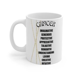 Cancer 11oz White Ceramic Coffee Mug