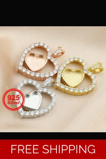 8MM Heart Halo Cremation Necklace