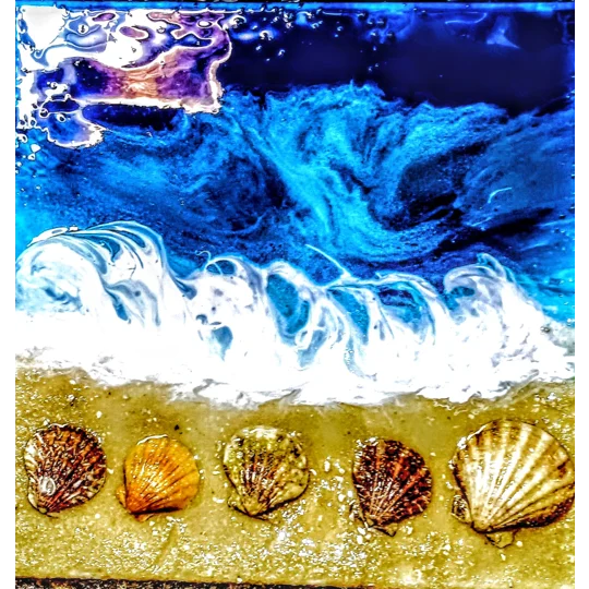 Beach Scene Cremation Canvas