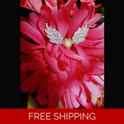 Angel Heart Wing Cremation Necklace