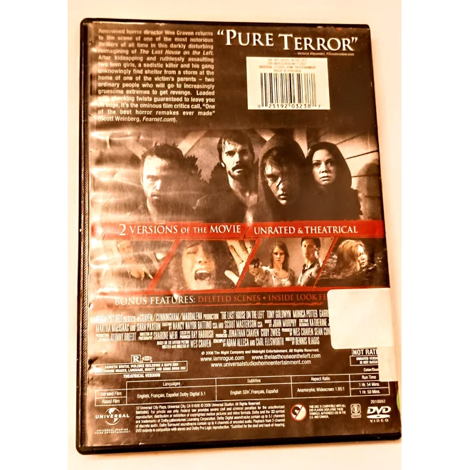 Additional Image for The last house on the left DVD