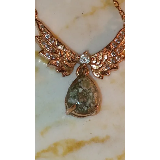 Rain Drop Cremation Necklace