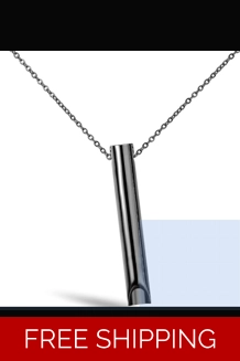 Anxiety breathing necklace