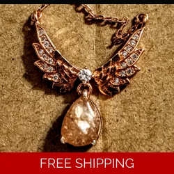 Rain Drop Cremation Necklace