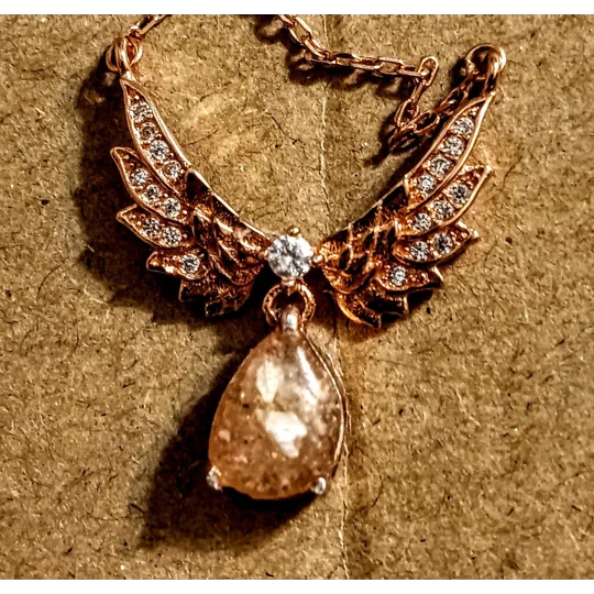 Rain Drop Cremation Necklace