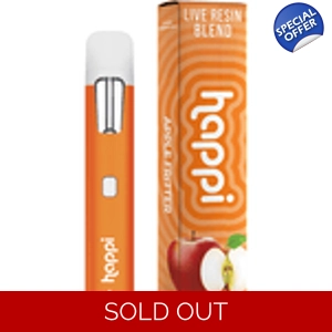 Happi - Apple Fritter - 2G D8 Delta 8 Disposable Live Resin Blend