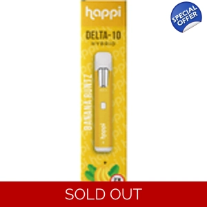 Happi  Banana Runtz Hybrid 2g Disposable Delta-10 Pen