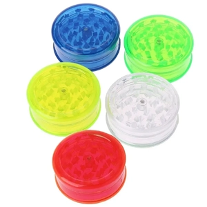 Acrylic 40mm herb cbd grinder assorted colors