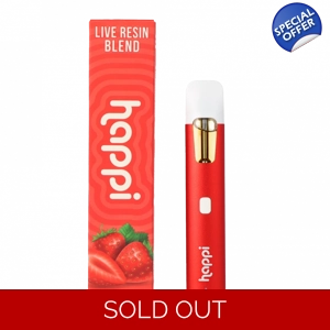 Happi - Strawberry Smiles - 2G D8 Delta 8 Disposable Live Resin Blend