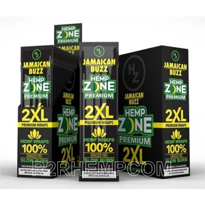 Jamaican Buzz - Hemp Zone Premium 2 XL Hemp wraps