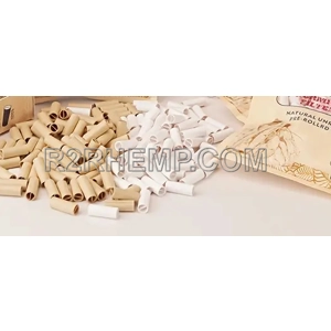 7mm (European) Hermit Crab style cigarette filter tips. Brown or White