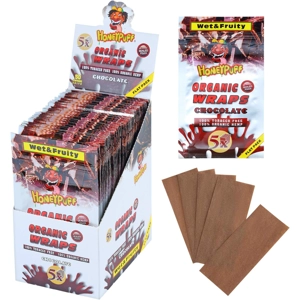 Honeypuff Organic Hemp Wraps 5 wrap flat pack