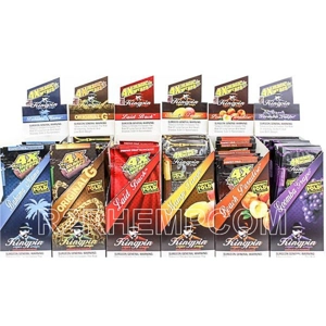 Kingpin 4x Magic Wraps - 4 pack cigar wraps Perfect Fold