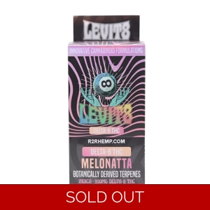 Levitated Delta 8 Vape - 1 Gram disposable vape pen Melonatta Indica BDT