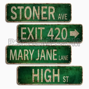 420 metal street signs