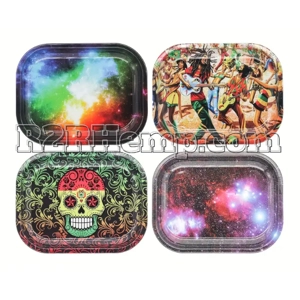 Aluminum rolling tray-small