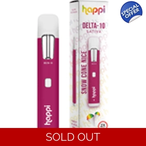 Happi  Snow Cone Nice Sativa 2g Disposable Delta-10 Pen