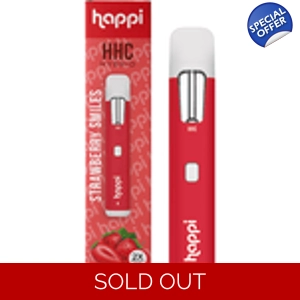 Happi 2G Strawberry Smiles HHC disposable vape pen