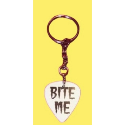 BITE ME PLEC KEYRING - 2