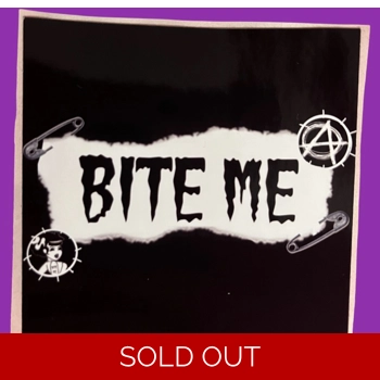 Bite Me Punk Sticker