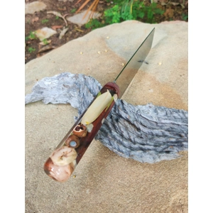 7 Inch Nakiri Damascus  / Aussie Outback