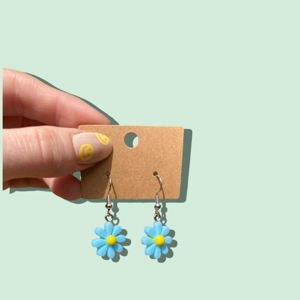 ‘Blue Floral’ Earrings