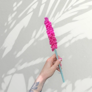 Pink Crochet Flower