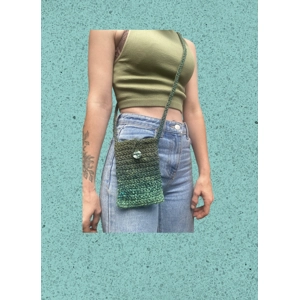 Ombré Green Crochet Bag