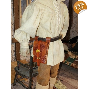 #13 belt bag gold buckle