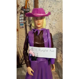 #1 purple hat by Big Bill