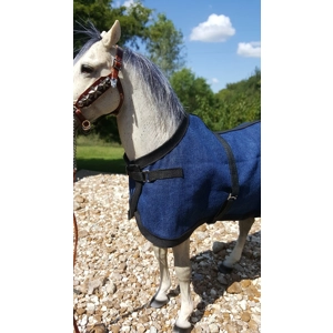 horse blanket denim and black size L