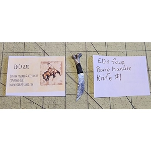 faux bone handle knife