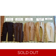 fringed leather pants