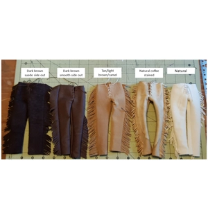 fringed leather pants