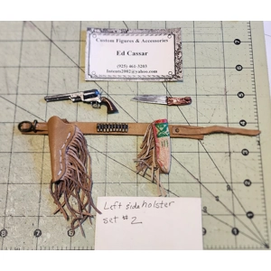 Left side holster, knife set # 2