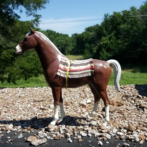 striped saddle blanket