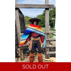 Mexican woven poncho