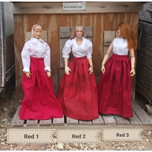 Red skirts