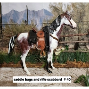 saddle bags and rifle scabbard # 40