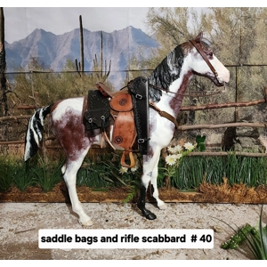 saddle bags and rifle scabbard # 40