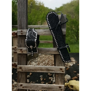 #38 saddle bags w/scabbard