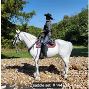 # 144 saddle set