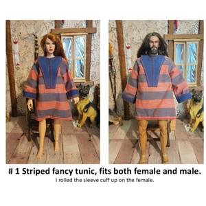 # 1 striped fancy tunic
