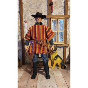 striped poncho