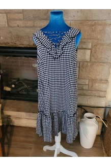 Black & White Gingham Dress Black & White Gingham Dress