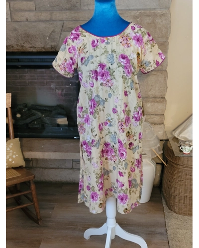 Vintage 70 s Size 12 Floral Dress